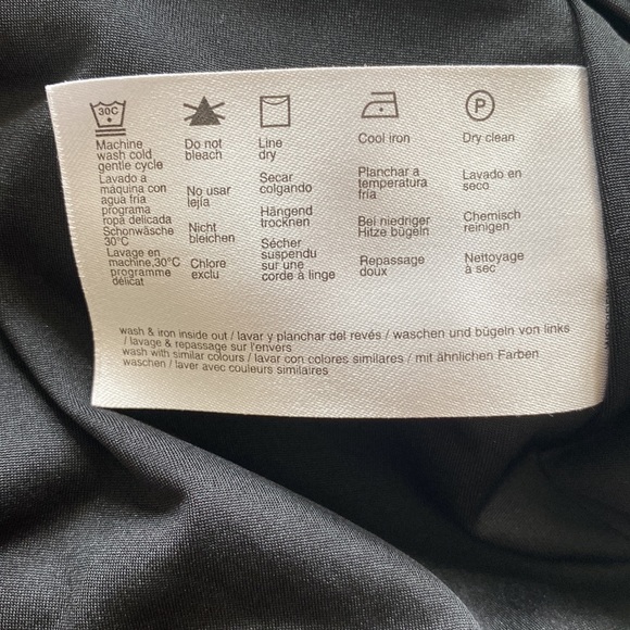 Esprit Collection Blue and White Watercolour Pattern Fit and Flare Dress - Sz 10 - Picture 9 of 10